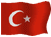 Drapeau turc animé
